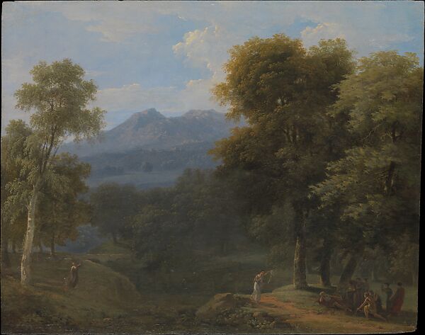 Jean-Victor Bertin (French, 1767-1842) Mountainous Landscape with Classical  Figures Auction Number 2704B Lot Number 339