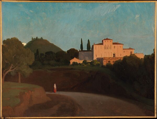 View of the Villa Torlonia, Frascati, at Dusk