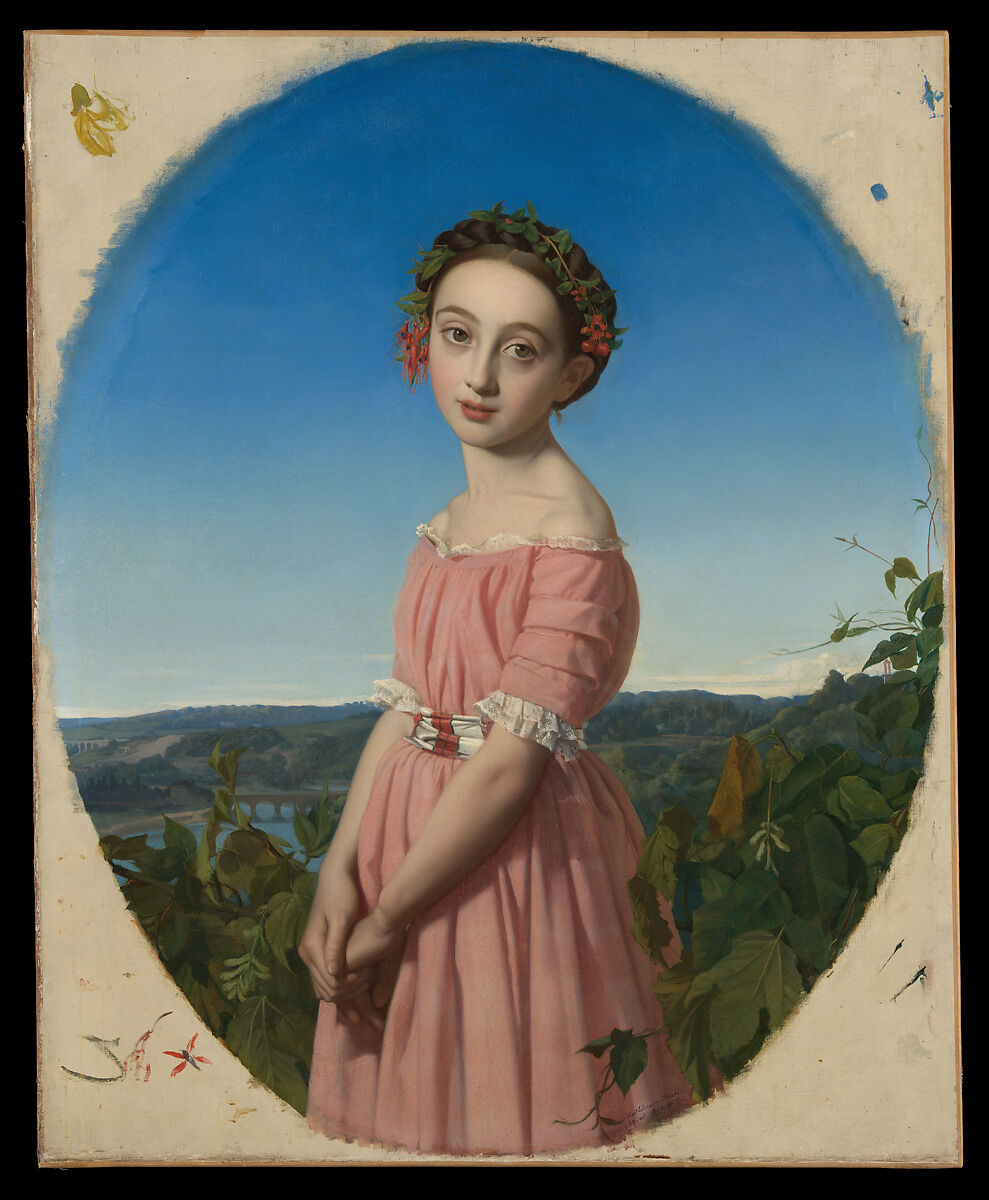 Faustine Léo (1832–1865), Henri Lehmann (French, Kiel 1814–1882 Paris), Oil on canvas 