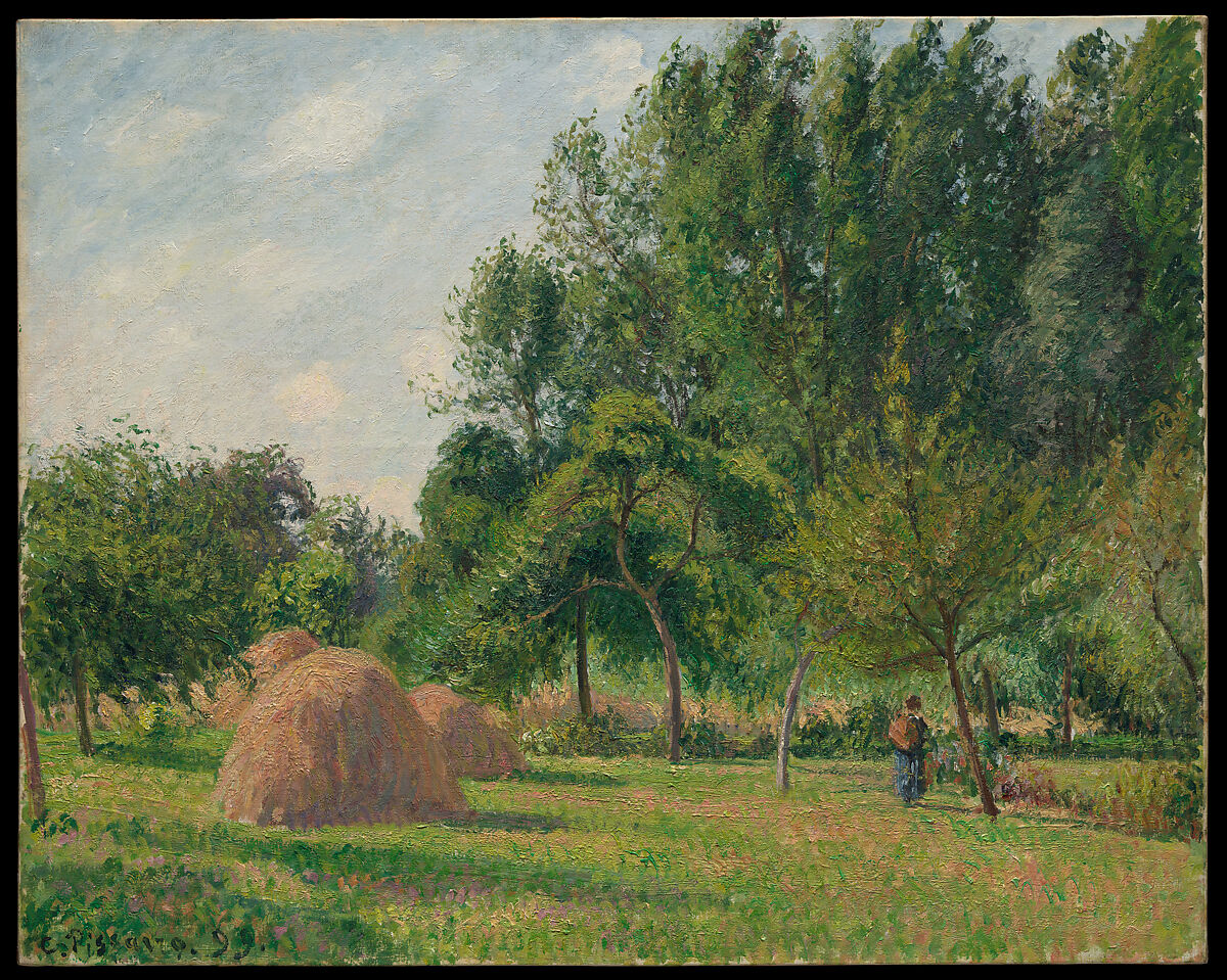 Camille Pissarro | Haystacks, Morning, Eragny | The Metropolitan Museum