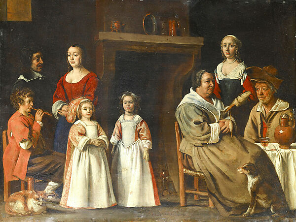 A Peasant Family, Antoine Le Nain (French, Laon ca. 1600–1648 Paris), Oil on copper