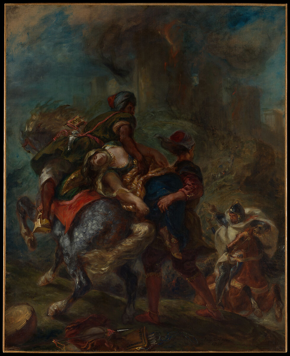 Eugène Delacroix | The Abduction of Rebecca | The Metropolitan 