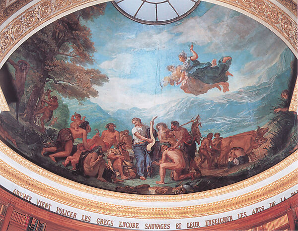 The Forest in Winter at Sunset, Théodore Rousseau (French, Paris 1812–1867 Barbizon), Oil on canvas