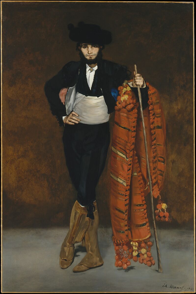 Young Man in the Costume of a Majo, Edouard Manet (French, Paris 1832–1883 Paris), Oil on canvas 