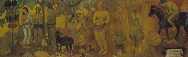 Ia Orana Maria (Hail Mary), Paul Gauguin (French, Paris 1848–1903 Atuona, Hiva Oa, Marquesas Islands), Oil on canvas