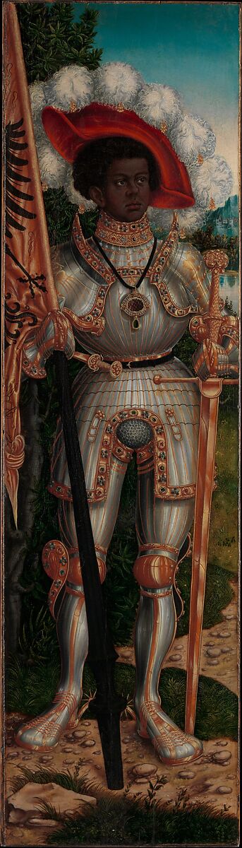 Saint Maurice, Lucas Cranach the Elder and Workshop (German, Kronach 1472–1553 Weimar), Oil on linden 