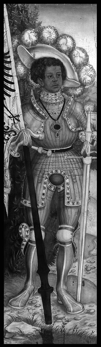 Saint Maurice, Lucas Cranach the Elder and Workshop (German, Kronach 1472–1553 Weimar), Oil on linden