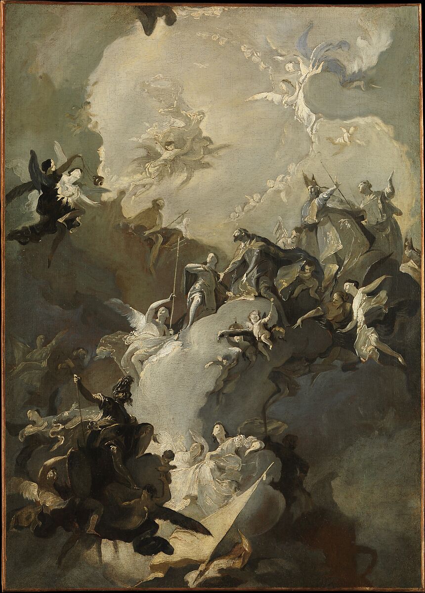 The Glorification of the Royal Hungarian Saints, Franz Anton Maulbertsch (Austrian, Langenargen am Bodensee 1724–1796 Vienna), Oil on canvas 