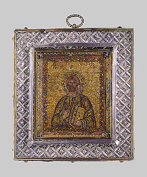 Christ Blessing, Gerard David (Netherlandish, Oudewater ca. 1455–1523 Bruges), Oil on wood