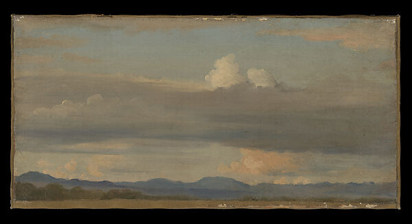 Cloud Study with Distant Mountains