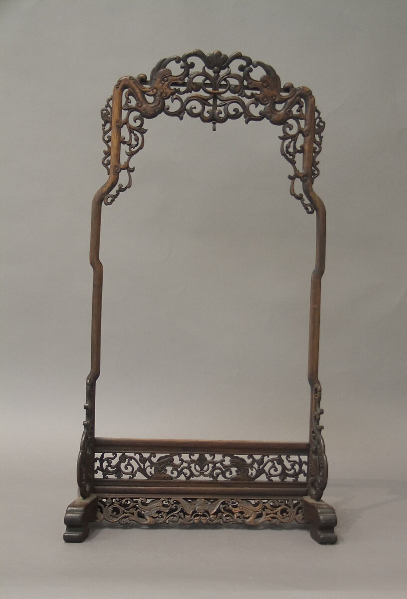 Musical Stone with Theme of the "Hundred Antiques", Jade, China