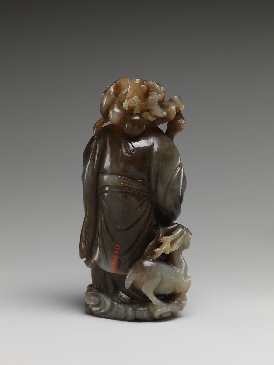 God of longevity, Jade (nephrite), China