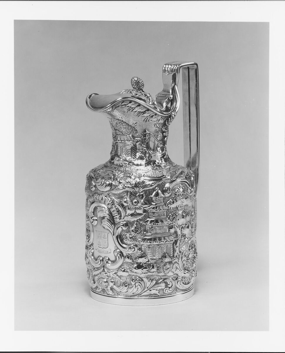 Milk Pot, Andrew Ellicott Warner (1786–1870), Silver, American