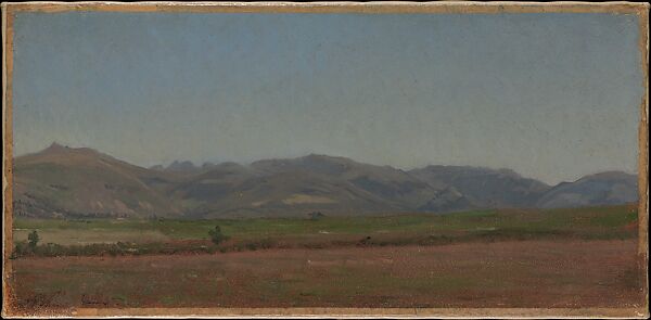 Landscape with Distant Mountains