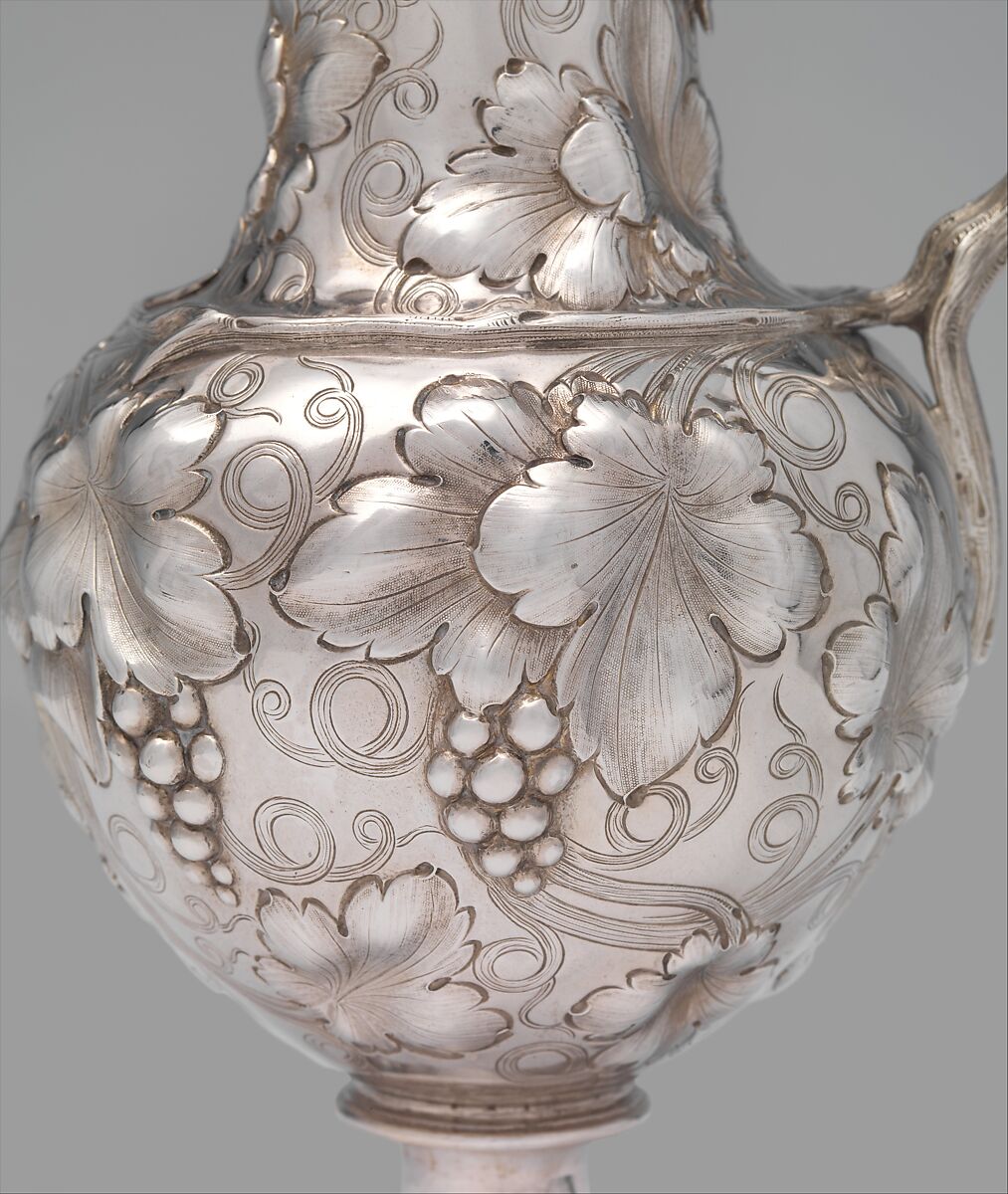 Milk Pot, John C. Moore (ca. 1802–1874), Silver, American