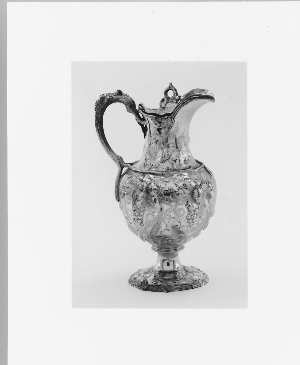 Milk Pot, John C. Moore (ca. 1802–1874), Silver, American