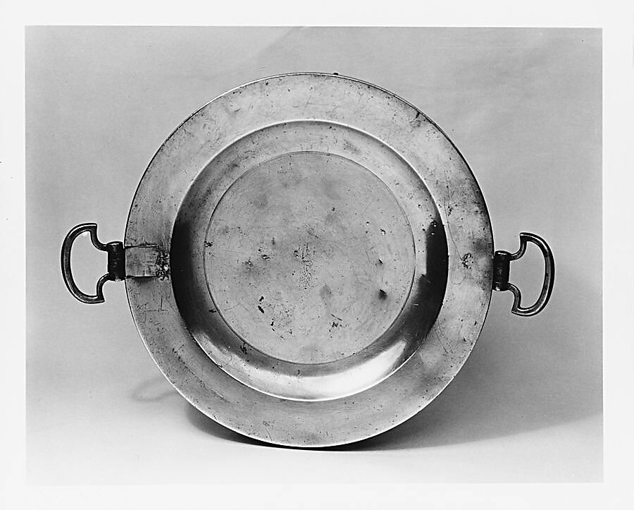 Hot Water Plate, Henry Will (1734–ca. 1802), Pewter, American