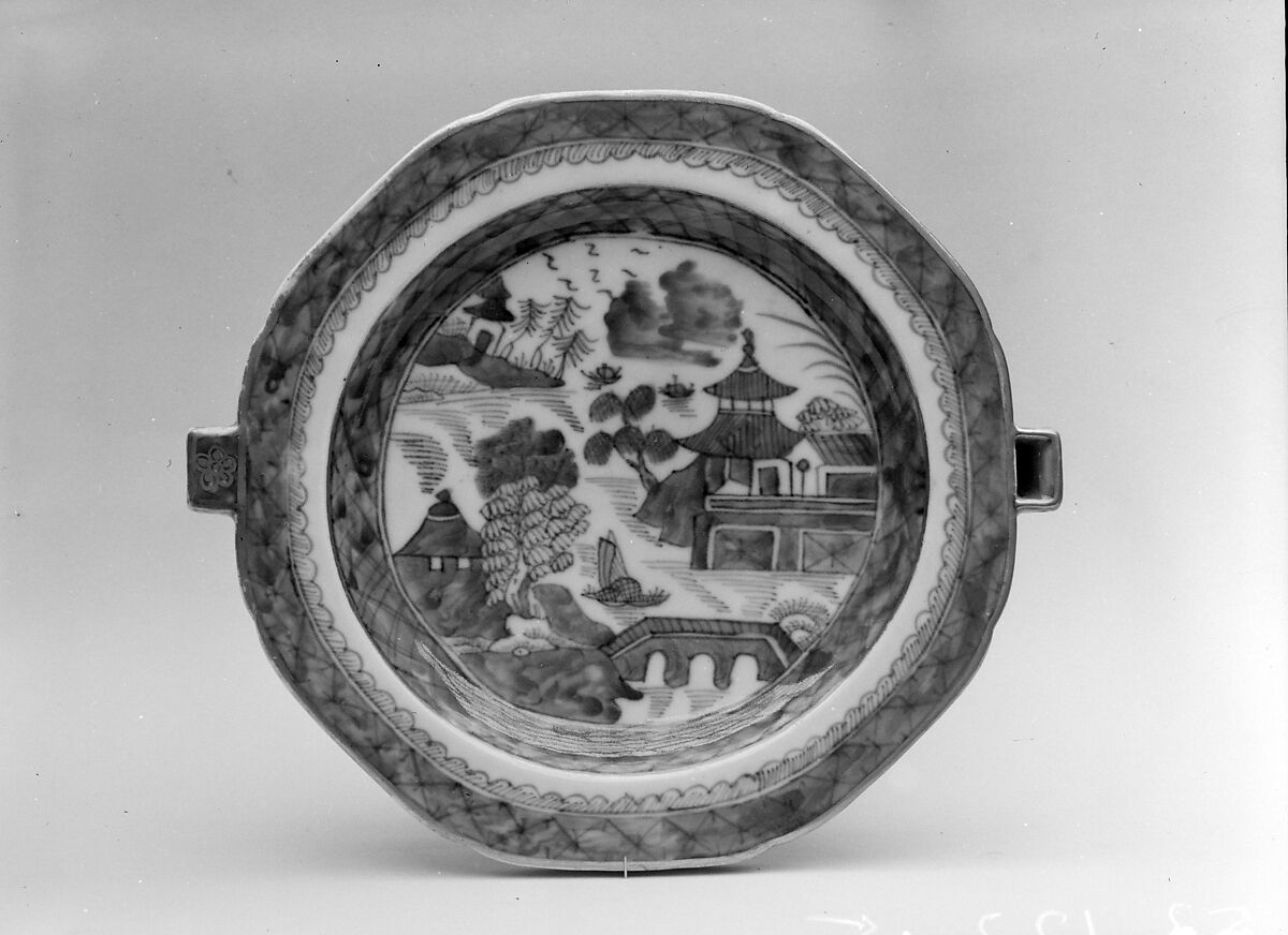 Hot Water Plate, Porcelain, Chinese 