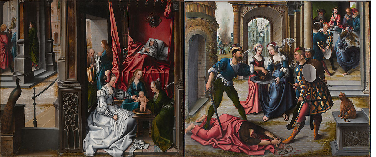 The Martyrdom of Saint John the Baptist, Bernard van Orley (Netherlandish, Brussels ca. 1492–1541/42 Brussels), Oil on wood