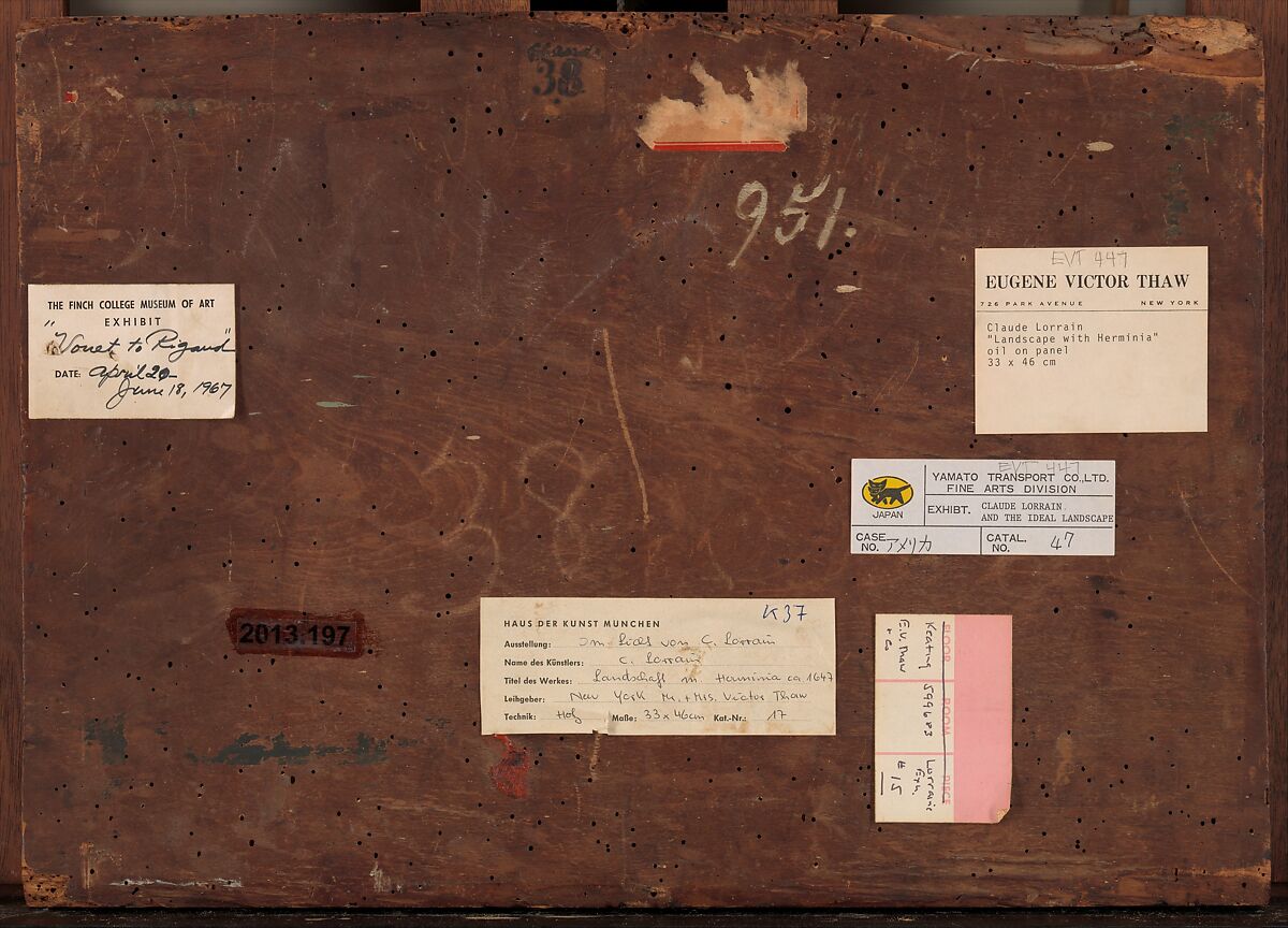 Landscape with Erminia, Agostino Tassi (Italian, Ponzano Romano ca. 1580–1644 Rome), Oil on wood