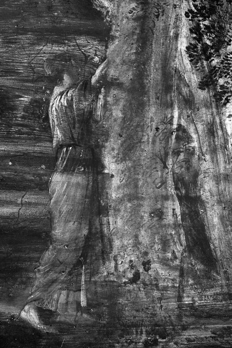 Landscape with Erminia, Agostino Tassi (Italian, Ponzano Romano ca. 1580–1644 Rome), Oil on wood