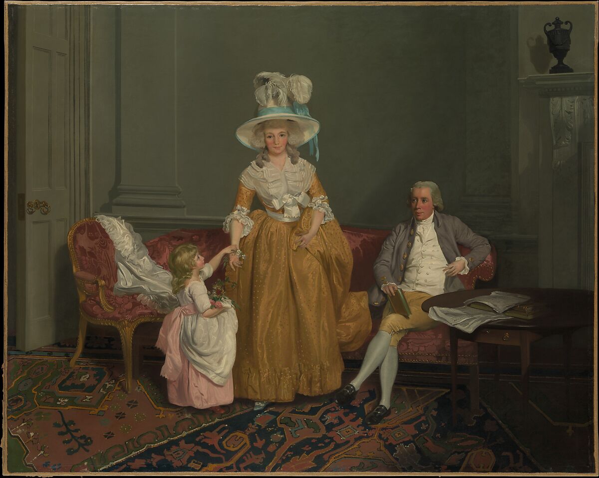 The Saithwaite Family, Francis Wheatley (British, London 1747–1801 London), Oil on canvas 