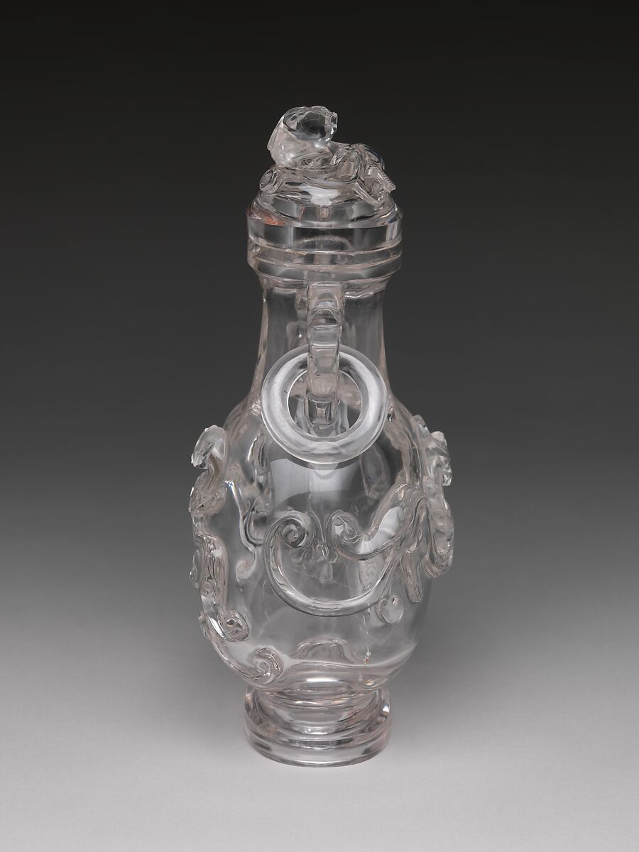 Vase with Dragons, Rock crystal, China