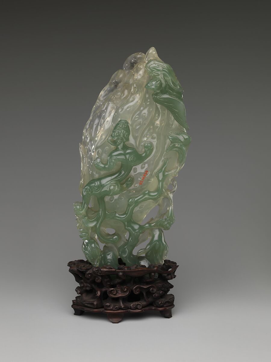 Buddha’s Hand with Dragon, Rock crystal, China