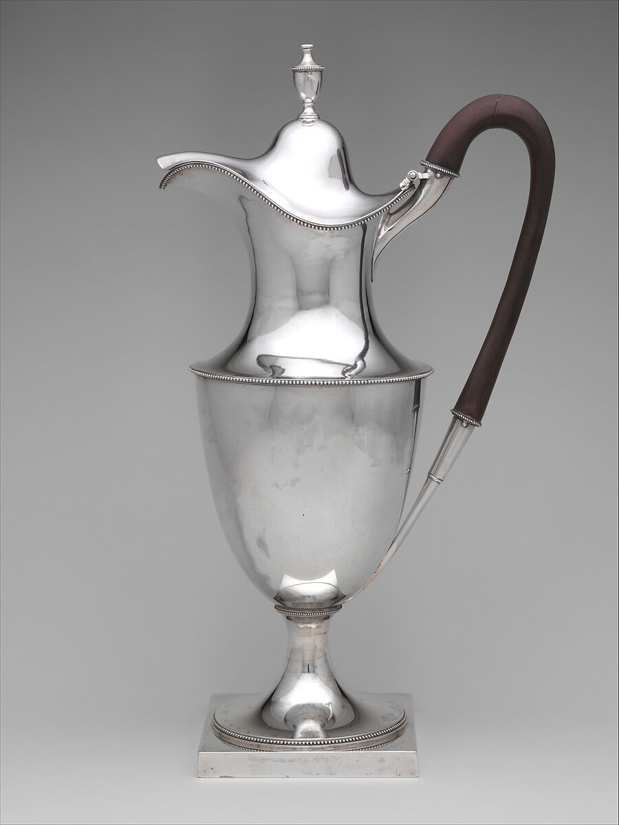 Hot Water Pot, Van Voorhis &amp; Schanck (active ca. 1791–93), Silver, American 