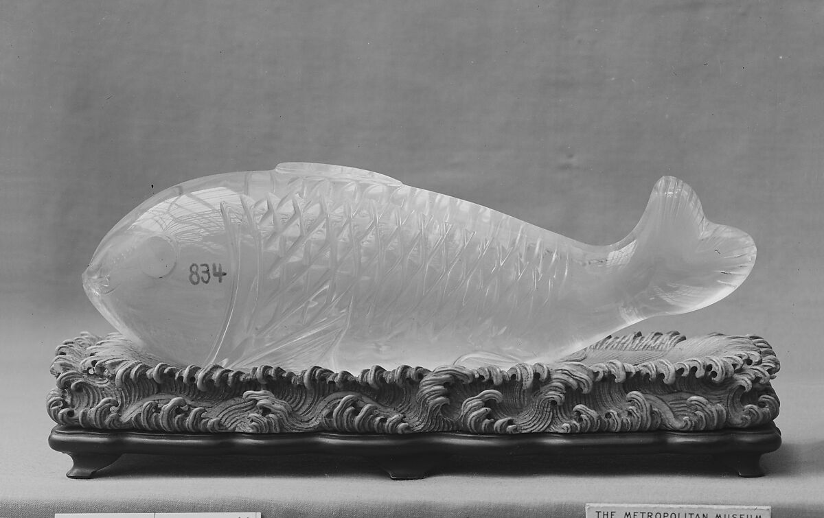 Figure of a Fish, Rock crystal, China 