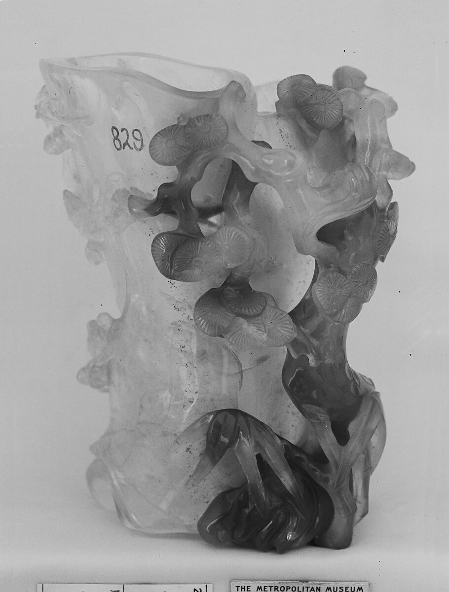Vase, Rock crystal, China 