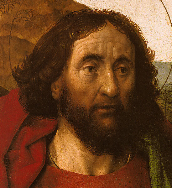 Portrait of an Old Man, Hugo van der Goes (Netherlandish, Ghent, active by 1467–died 1482 Roode-Klooster), Oil on paper, laid down on wood