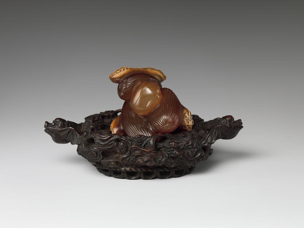 Peanuts and jujube dates, Chalcedony, China