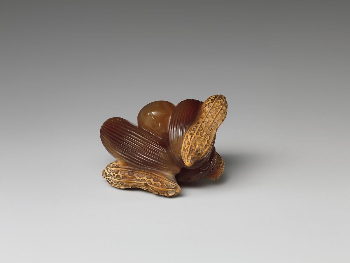 Peanuts and jujube dates, Chalcedony, China