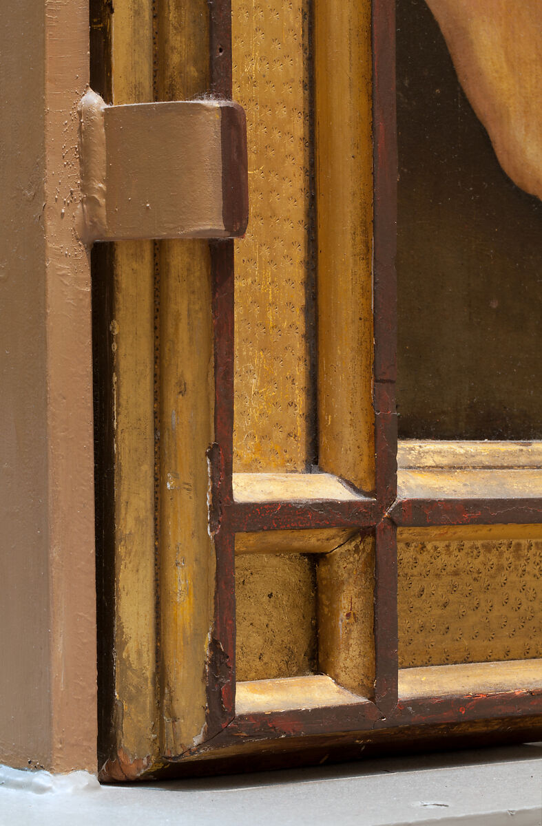 The Dormition of the Virgin; (reverse) Christ Carrying the Cross, Hans Schäufelein (German, Nuremberg ca. 1480–ca. 1540 Nördlingen), Oil and gold on fir