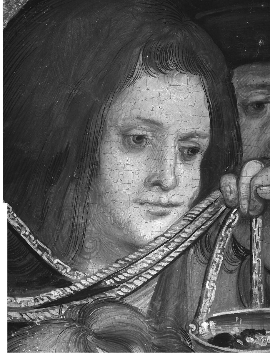 The Dormition of the Virgin; (reverse) Christ Carrying the Cross, Hans Schäufelein (German, Nuremberg ca. 1480–ca. 1540 Nördlingen), Oil and gold on fir