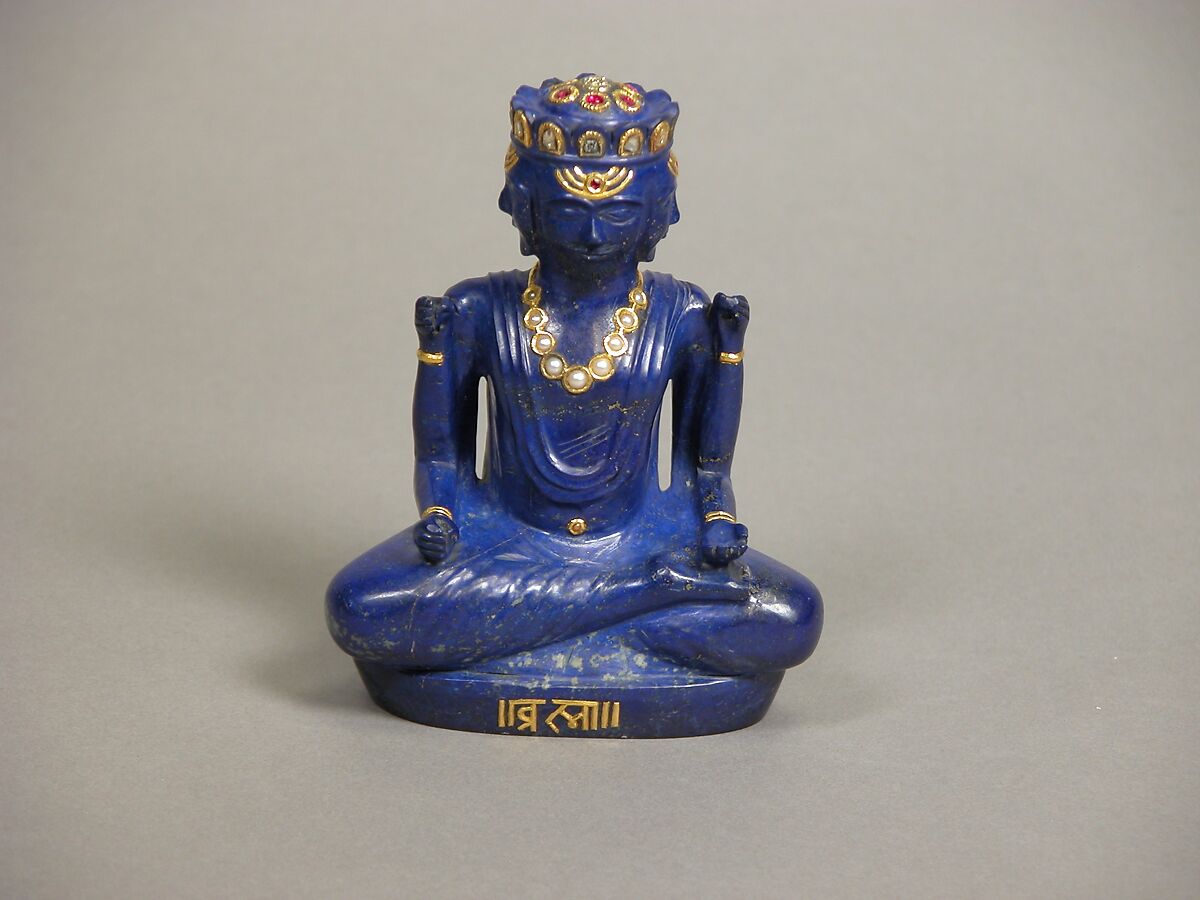 Figure of an Indian deity, Lapis lazuli, China 