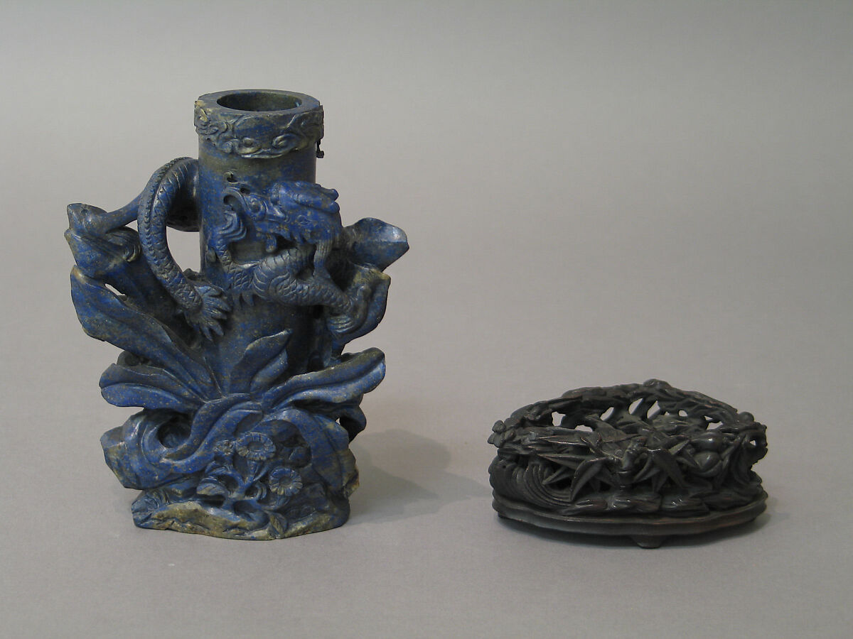 Vase, Lapis lazuli, China