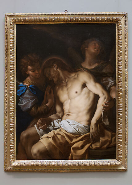 Dead Christ Supported by Angels, Francesco Trevisani (Italian, Capodistria 1656–1746 Rome), Oil on canvas