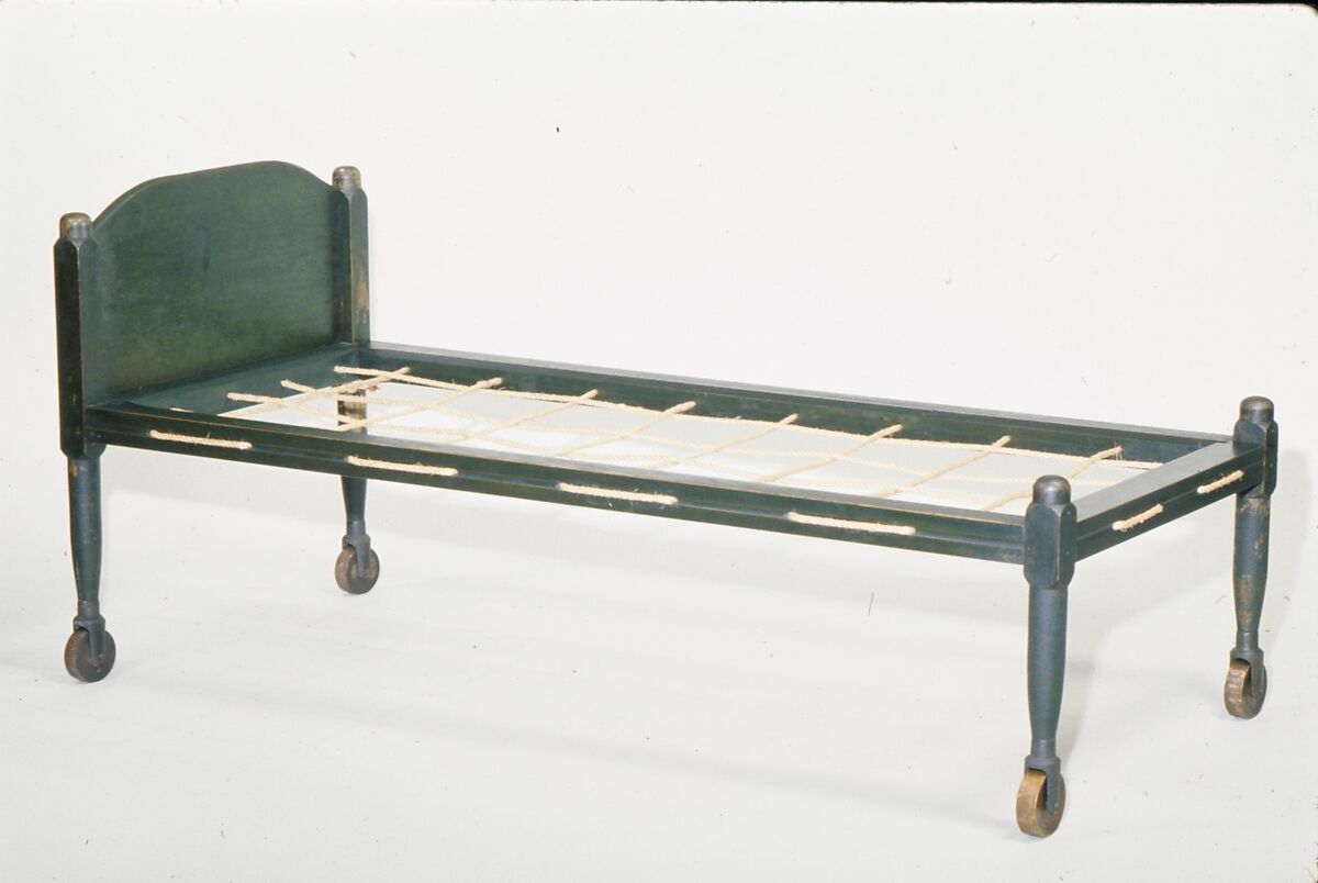 Bedstead, United Society of Believers in Christ’s Second Appearing (“Shakers”) (American, active ca. 1750–present), Maple, pine, American, Shaker
