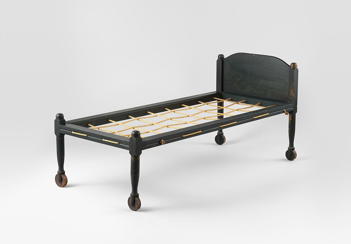 Bedstead, United Society of Believers in Christ’s Second Appearing (“Shakers”) (American, active ca. 1750–present), Maple, pine, American, Shaker