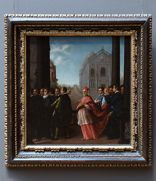 A Cardinal's Procession, Ottavio Leoni (Il Padovano) (Italian, Rome 1578–1630 Rome), Oil on copper