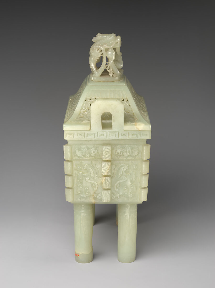 Incense burner, Nephrite, China
