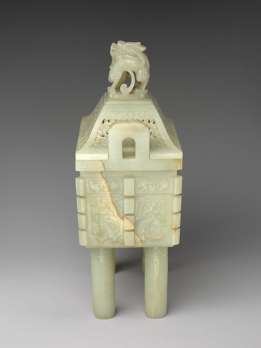 Incense burner, Nephrite, China