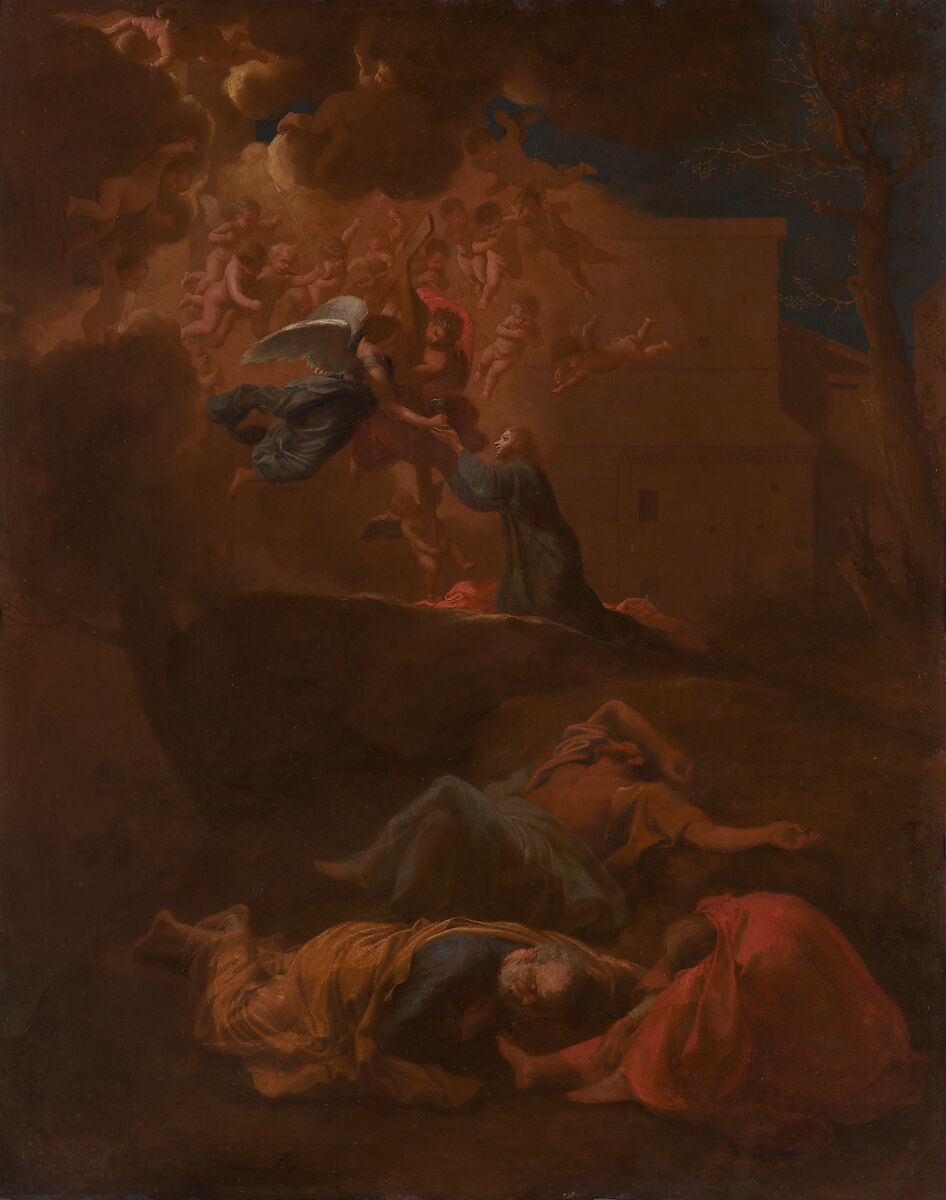 The Agony in the Garden, Nicolas Poussin (French, Les Andelys 1594–1665 Rome), Oil on copper 