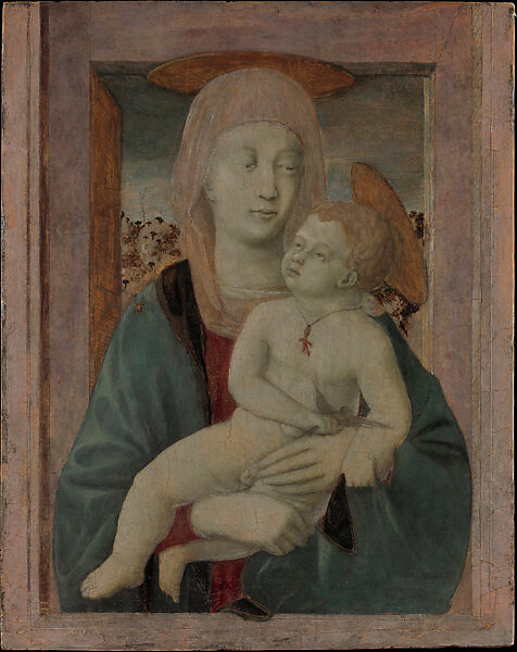 Madonna and Child, Piero della Francesca (Italian, Sansepolcro ca. 1412–1492 Sansepolcro), Oil and tempera on panel 