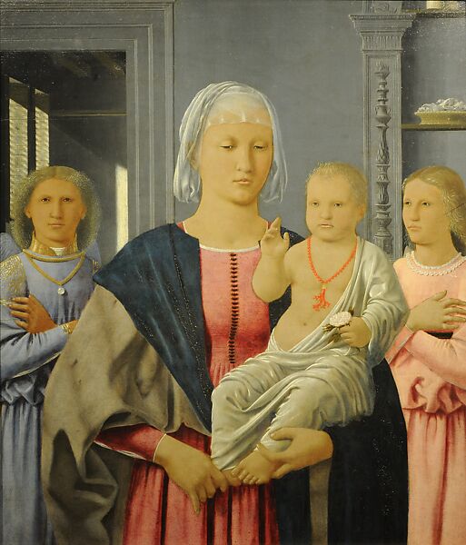 Piero della Francesca Madonna and Child with Two Angels