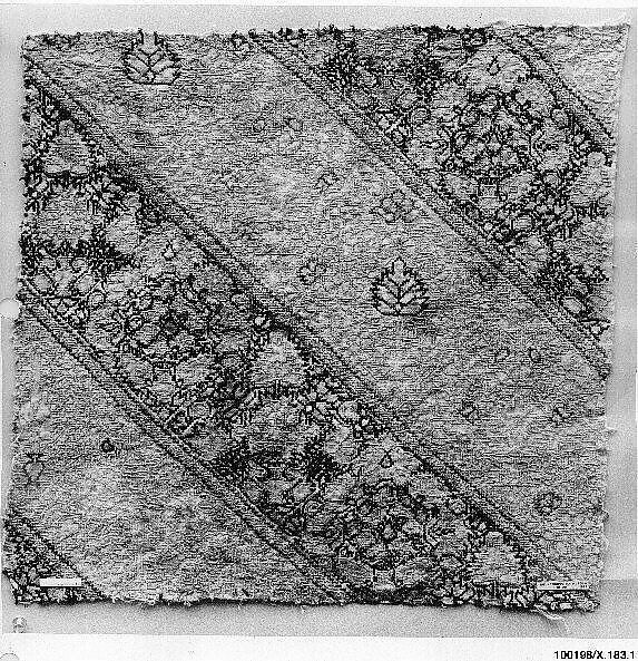 Woman's Trousering (Nakshe), Silk on cotton 