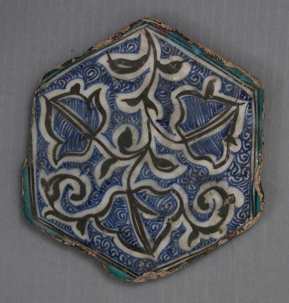 Hexagonal Tile, Composite body; glazed 