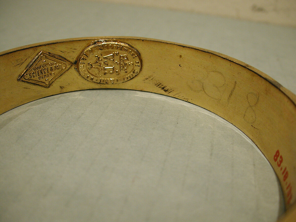 Bracelet, Elkington &amp; Co. (British, Birmingham, 1829–1963), Plated base metal